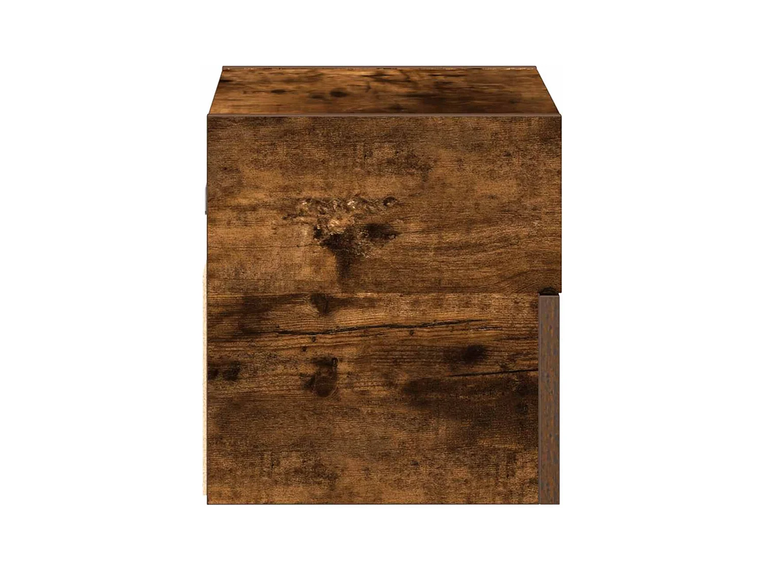 Tables de chevet flottantes 2 pcs Chêne fumé 45x26x28,5 cm