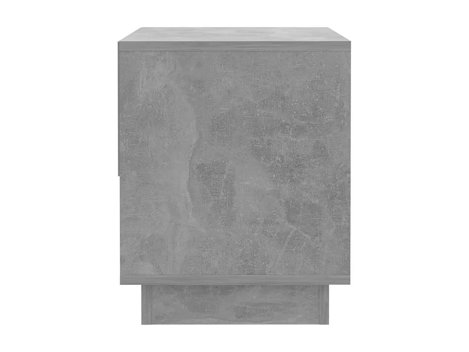 Nachttisch 2er Set-Beistelltisch Betongrau 45x34x44 cm Holzwerkstoff SHL12153