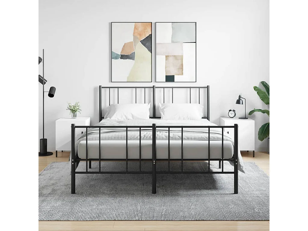 Nachttisch 2er Set-Beistelltisch-Nachttischkommode Weiß 40x40x50 cm Holzwerkstoff SHL29876