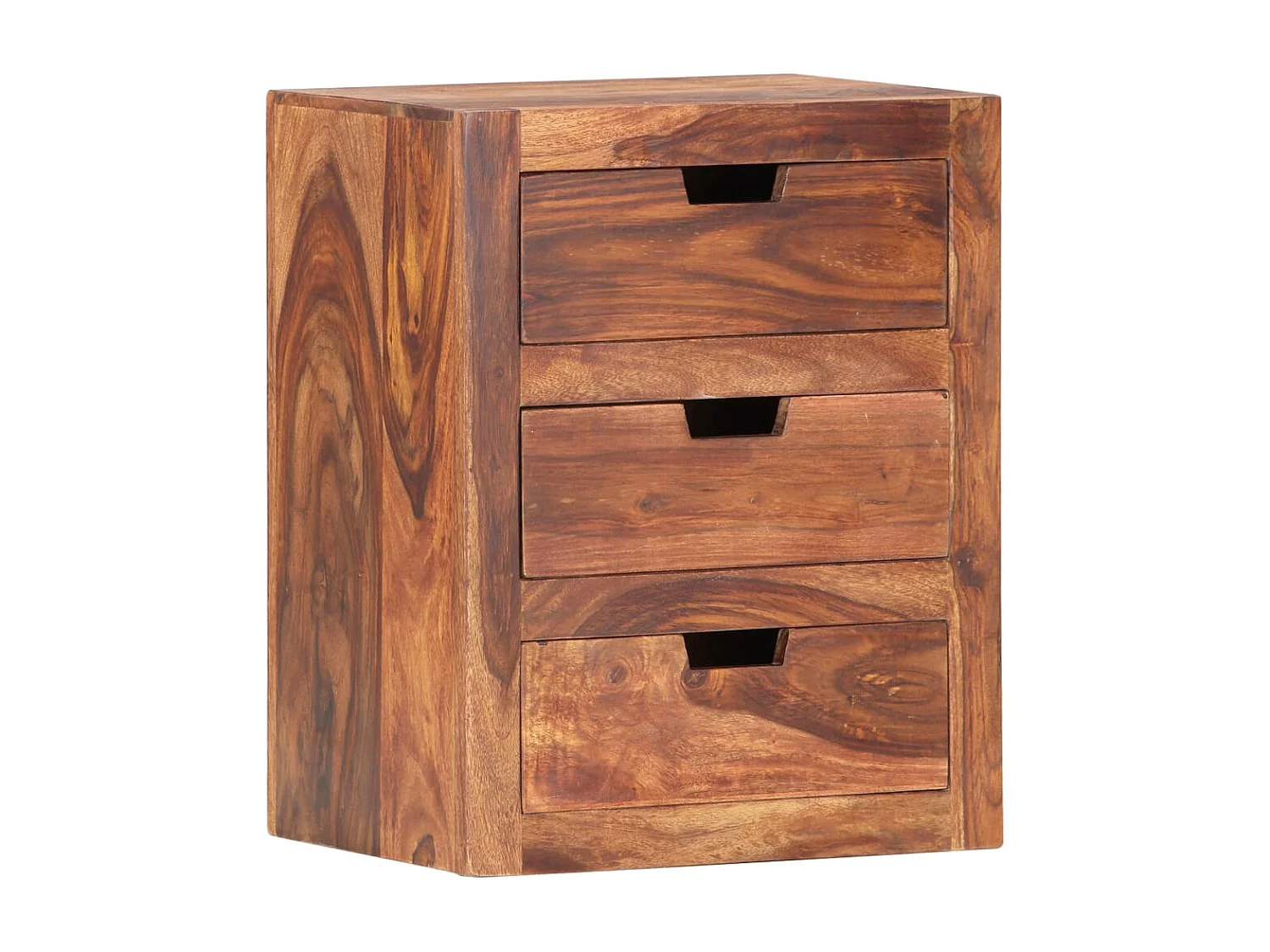 Comodino | Tavolino da notte 40x30x50 cm in Legno Massello di Acacia SHL3134