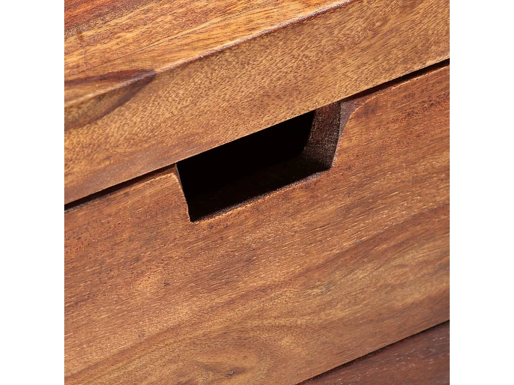 Comodino | Tavolino da notte 40x30x50 cm in Legno Massello di Acacia SHL3134