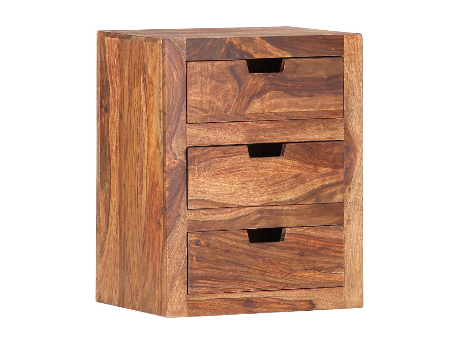Comodino | Tavolino da notte 40x30x50 cm in Legno Massello di Acacia SHL3134