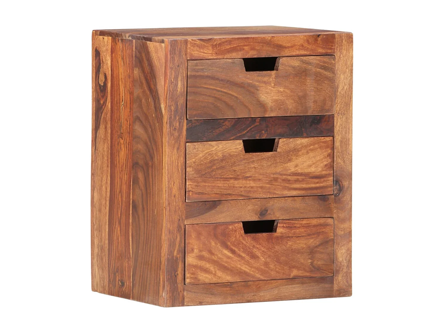 Comodino | Tavolino da notte 40x30x50 cm in Legno Massello di Acacia SHL3134