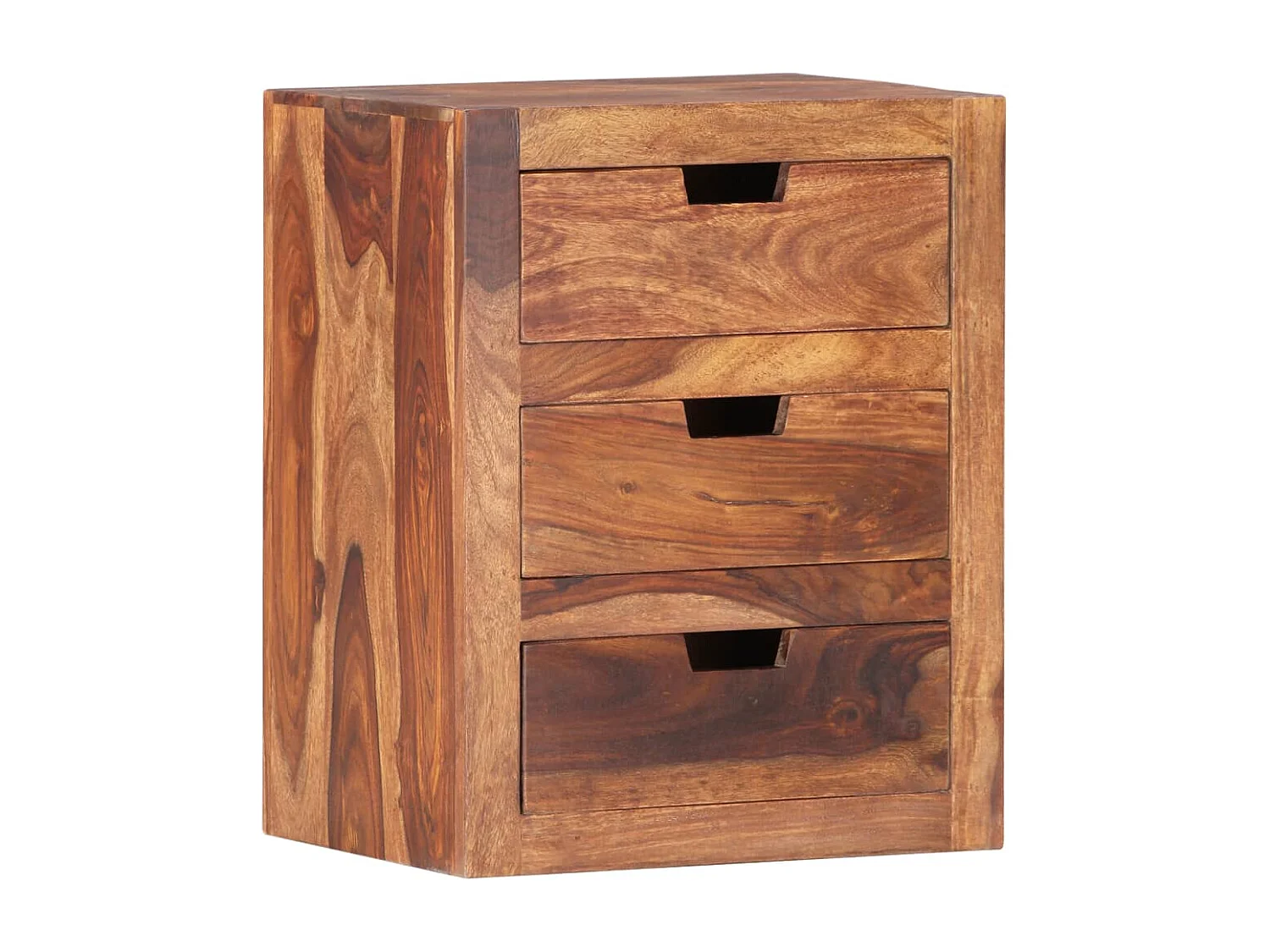 Comodino | Tavolino da notte 40x30x50 cm in Legno Massello di Acacia SHL3134