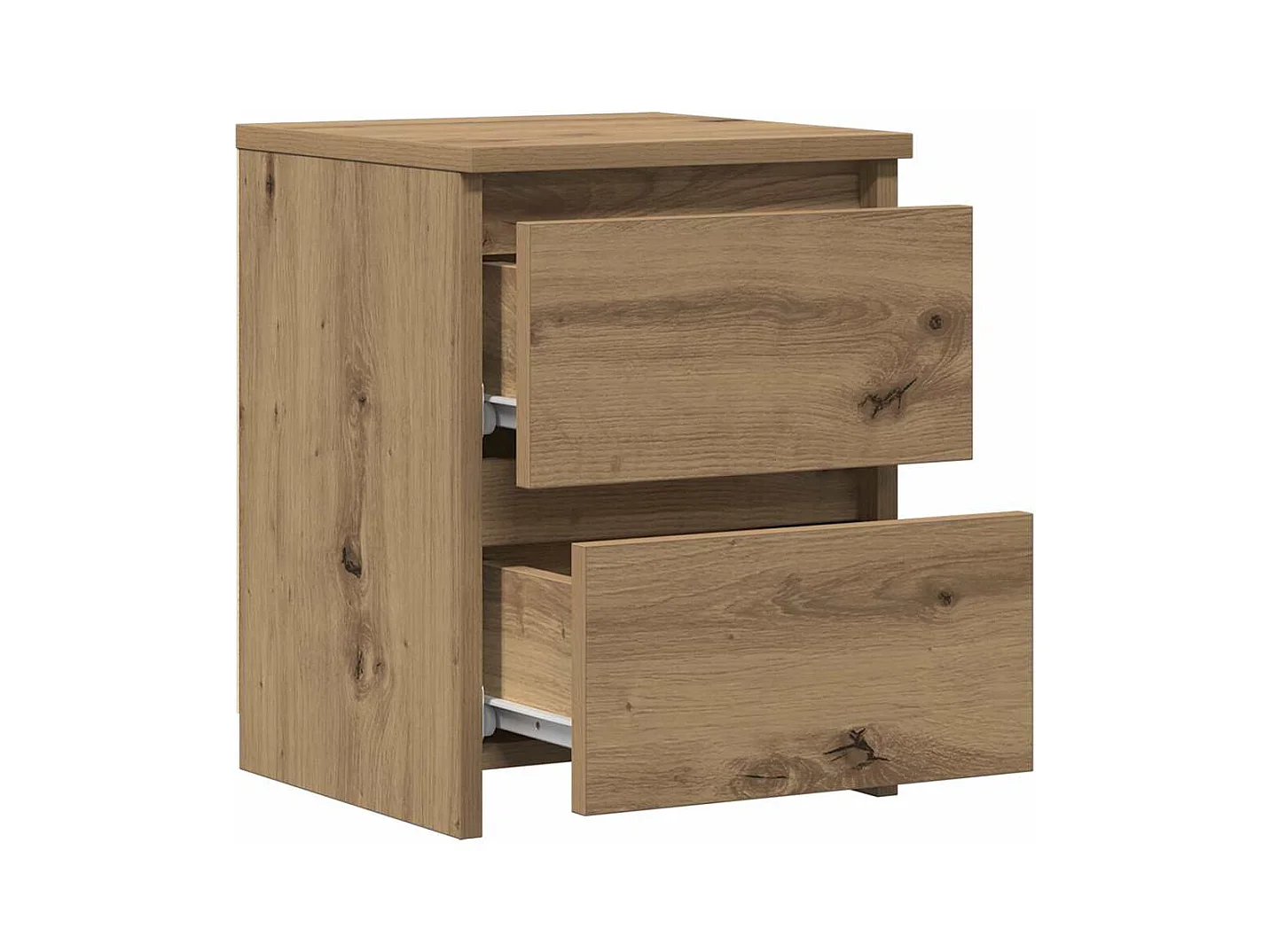 Mesita de noche | Mesilla de noche madera de ingeniería roble artisan 30x30x40 cm