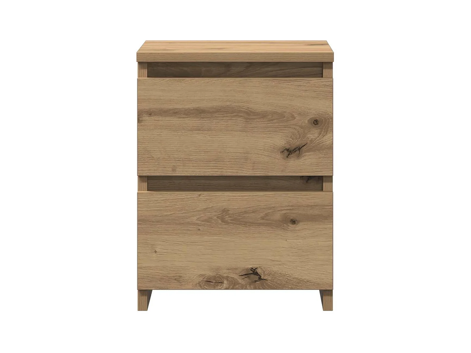 Mesita de noche | Mesilla de noche madera de ingeniería roble artisan 30x30x40 cm