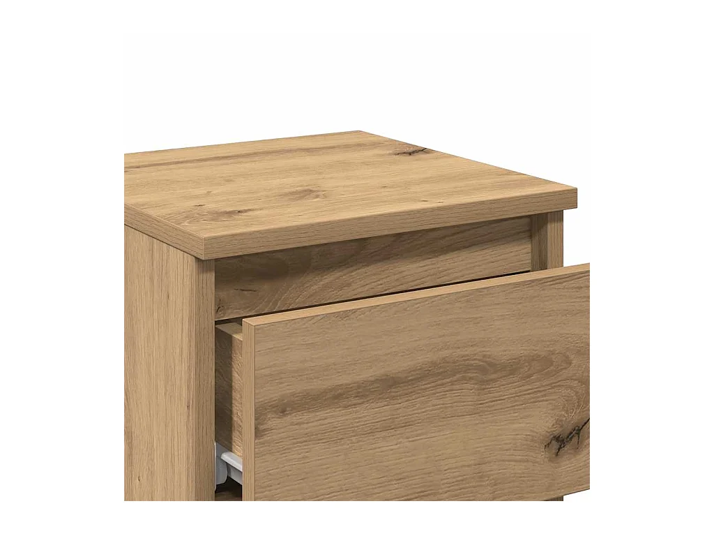 Mesita de noche | Mesilla de noche madera de ingeniería roble artisan 30x30x40 cm