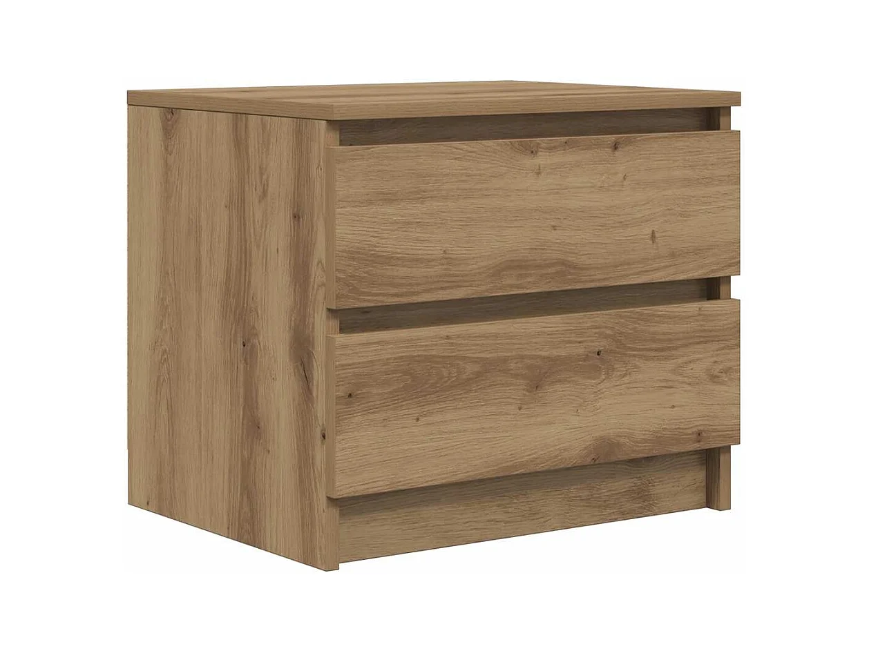 Mesita de noche | Mesilla de noche madera de ingeniería roble artisan 50x40x43.5cm