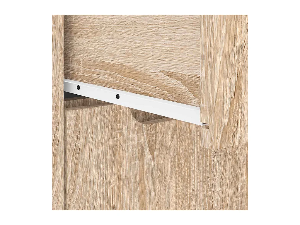 Table de chevet-Table d'appoint-Table de nuit VISNES chêne sonoma 45x40x50 cm bois ingénierie