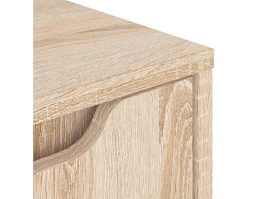 Nachttisch-Beistelltisch VISNES Sonoma-Eiche 45x40x50 cm Holzwerkstoff SHL88633