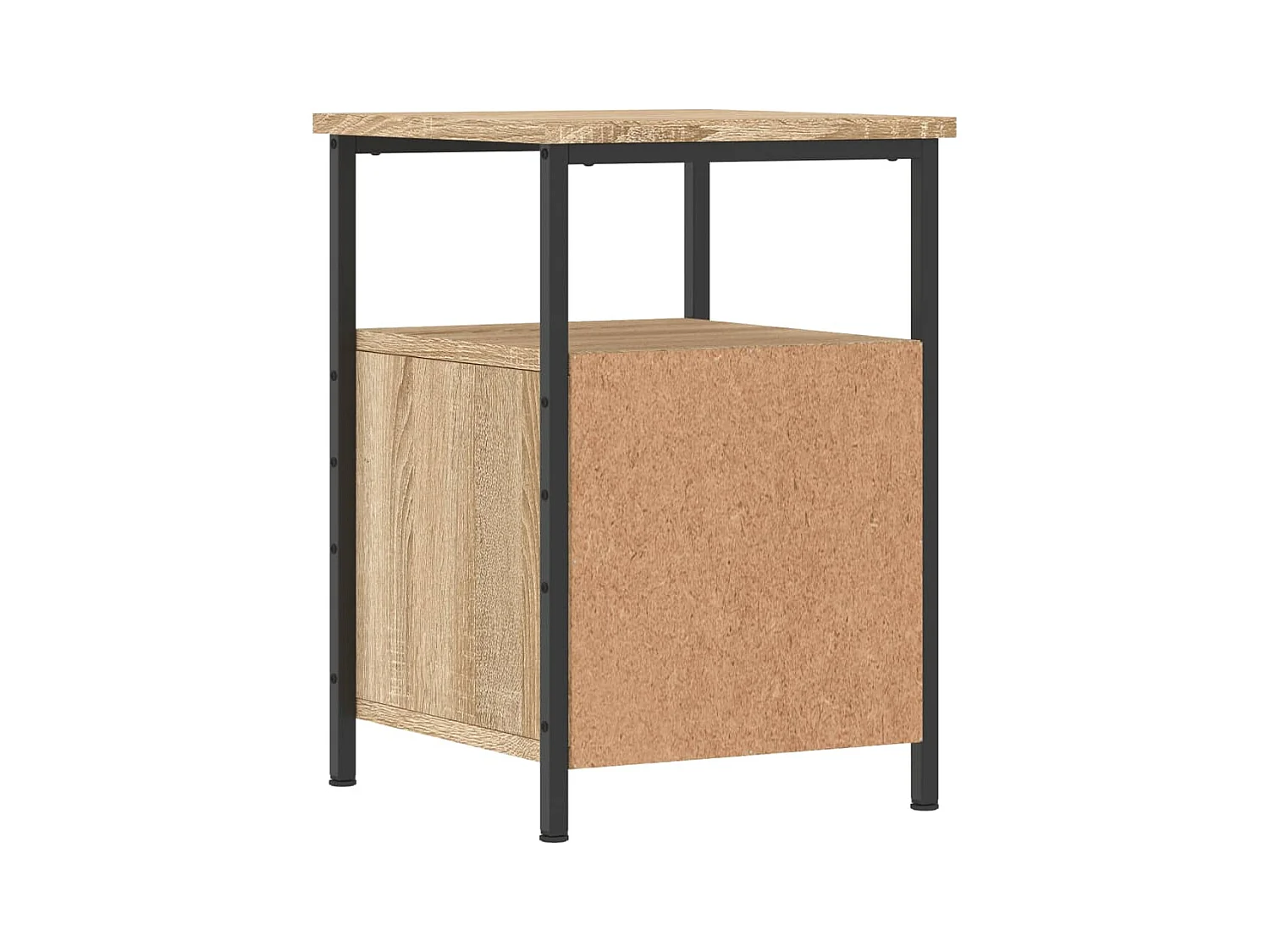 Mesitas de noche | Mesilla de noche 2 uds madera ingeniería roble Sonoma 34x35,5x50cm