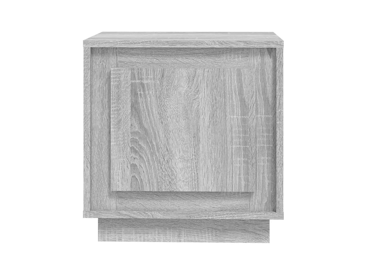 Mesitas de noche | Mesilla de noche 2 uds madera contrachapada gris 44x35x45 cm