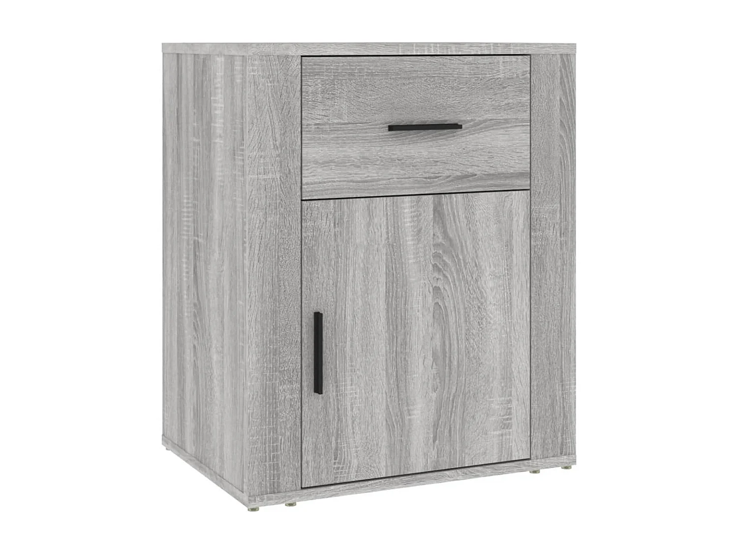 Nachttisch-Beistelltisch Grau Sonoma 50x36x60 cm Holzwerkstoff SHL30571