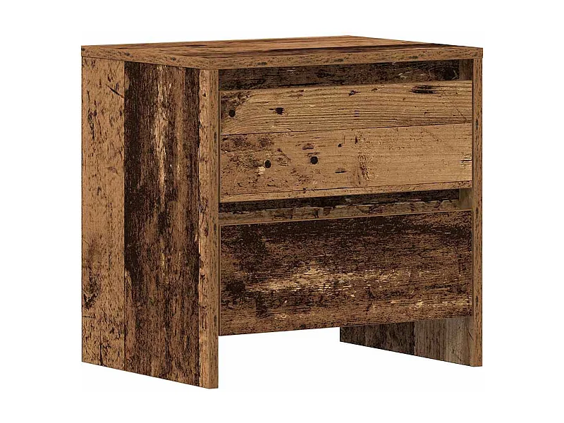 Mesita de Noche | Armario de Noche con cajón Madera vieja 45x34x44.5 cm