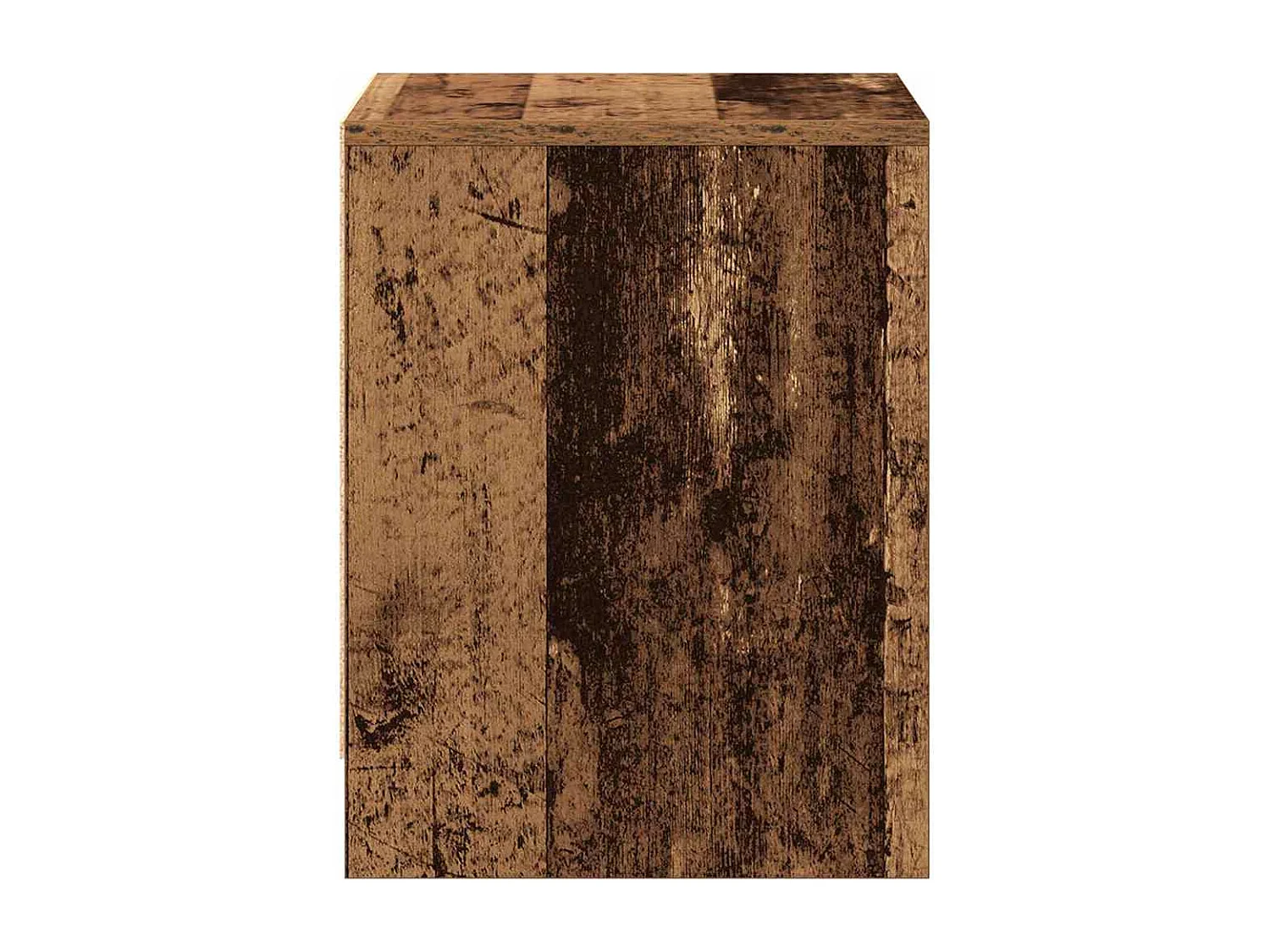 Mesita de Noche | Armario de Noche con cajón Madera vieja 45x34x44.5 cm