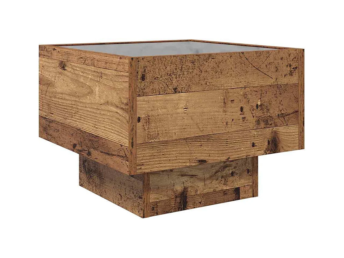 Mueble de almacenaje | Cabinete de Noche | Mesa auxiliar Madera vieja 40x40x30 cm