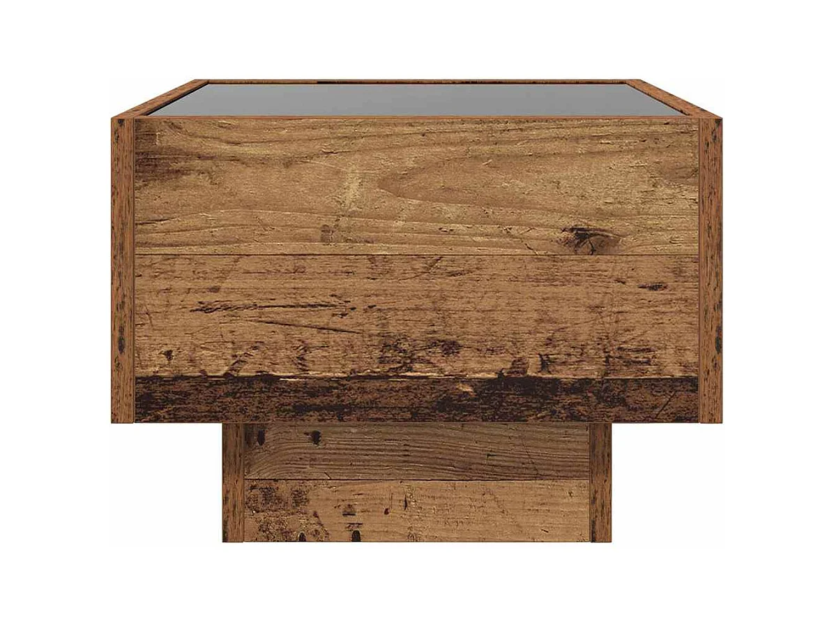 Mueble de almacenaje | Cabinete de Noche | Mesa auxiliar Madera vieja 40x40x30 cm