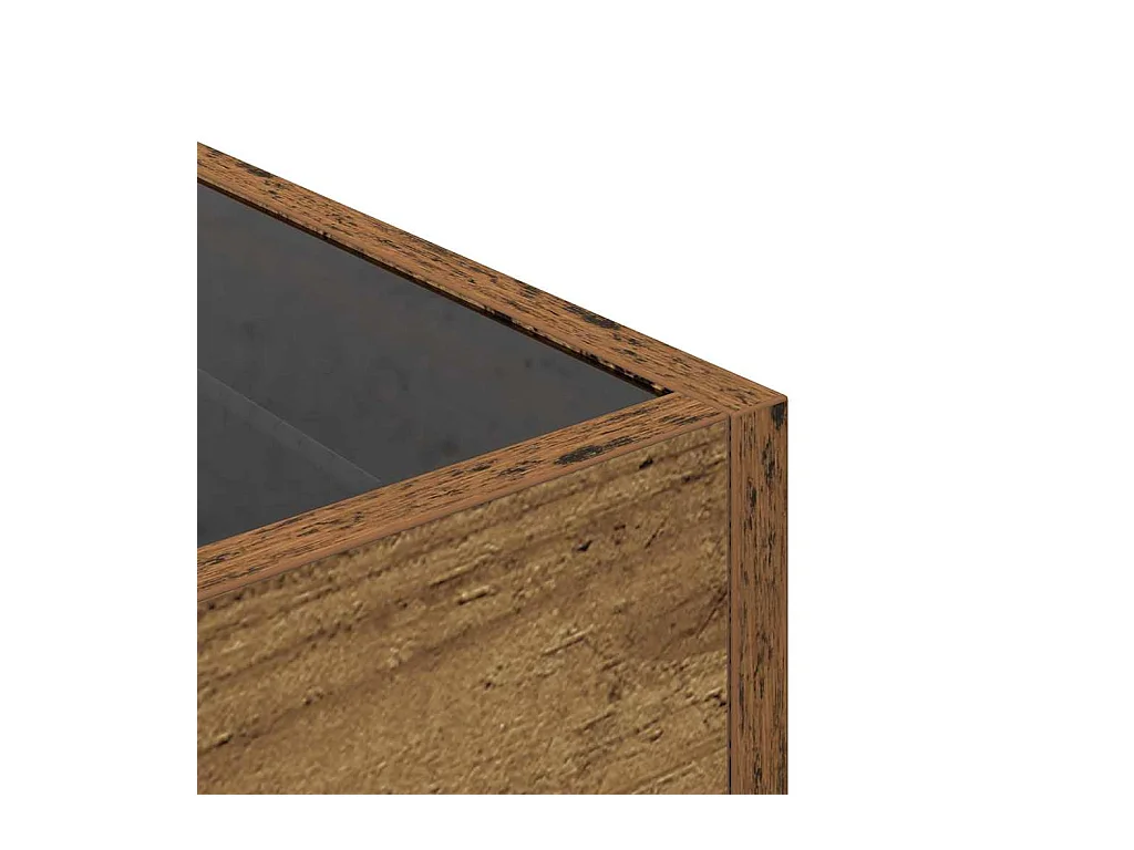 Mueble de almacenaje | Cabinete de Noche | Mesa auxiliar Madera vieja 40x40x30 cm