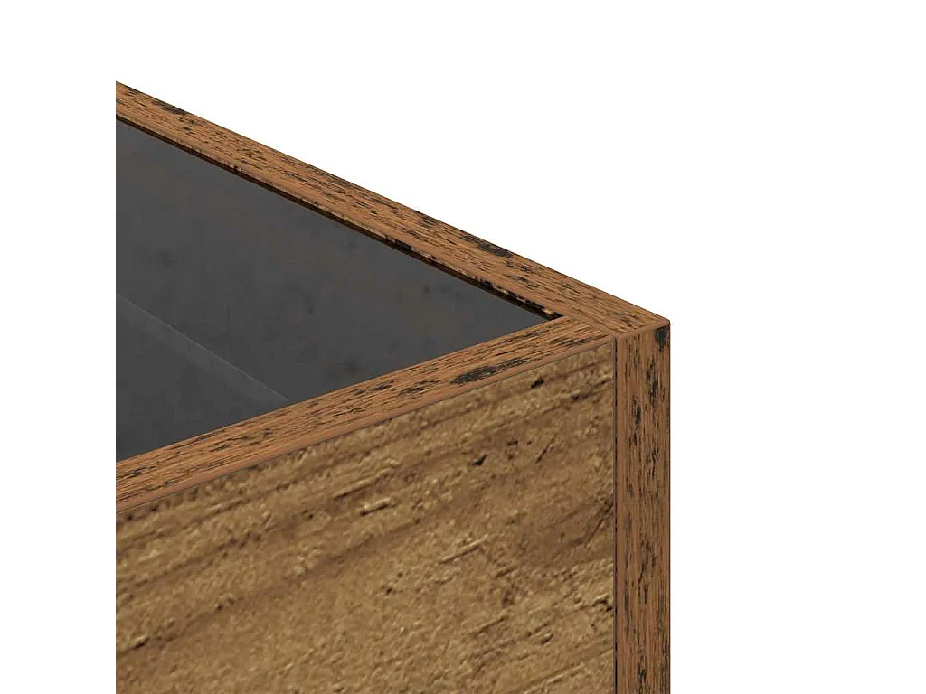 Nachttisch-Beistelltisch-Aufbewahrungsschrank Altholz 40 x 40 x 30 cm SHL50096