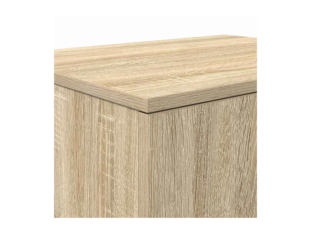 Table de chevet-Table d'appoint-Table de nuit Chêne sonoma 127x41x40 cm