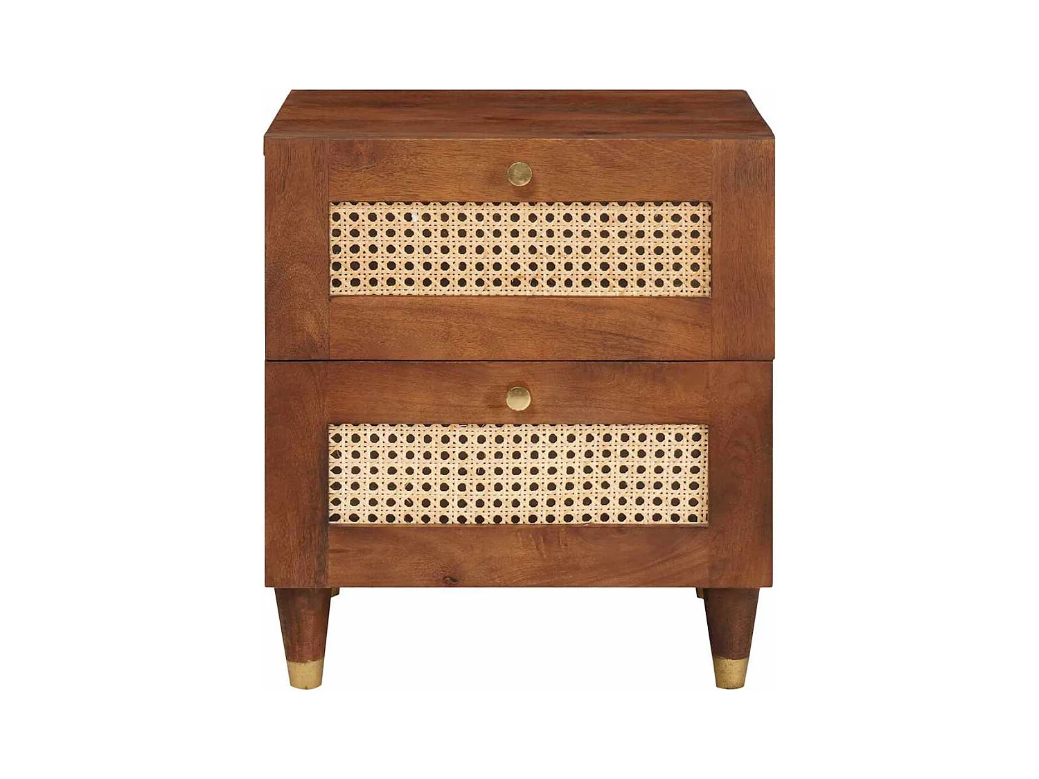 Mesas de noche | Mesa auxiliar | Mesita de noche con cajón 40x33.5x46 cm