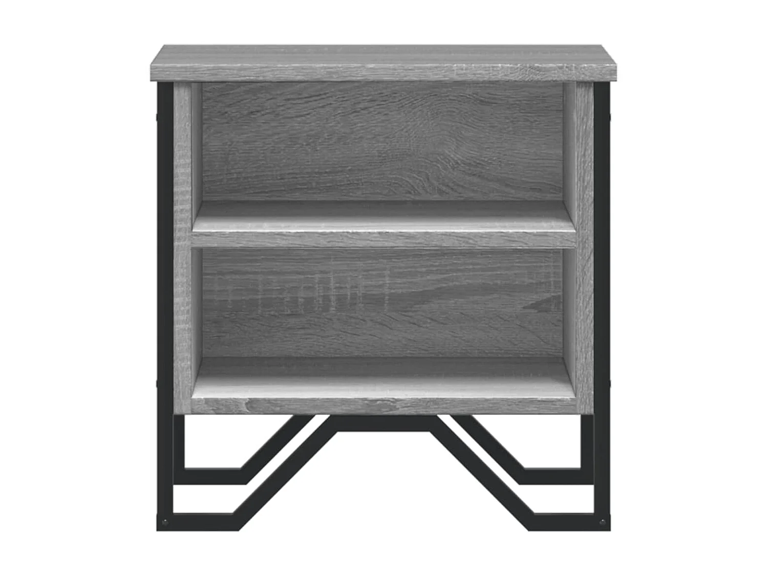 Nachttisch-Beistelltisch Grau Sonoma 40x30x40 cm Holzwerkstoff SHL23321