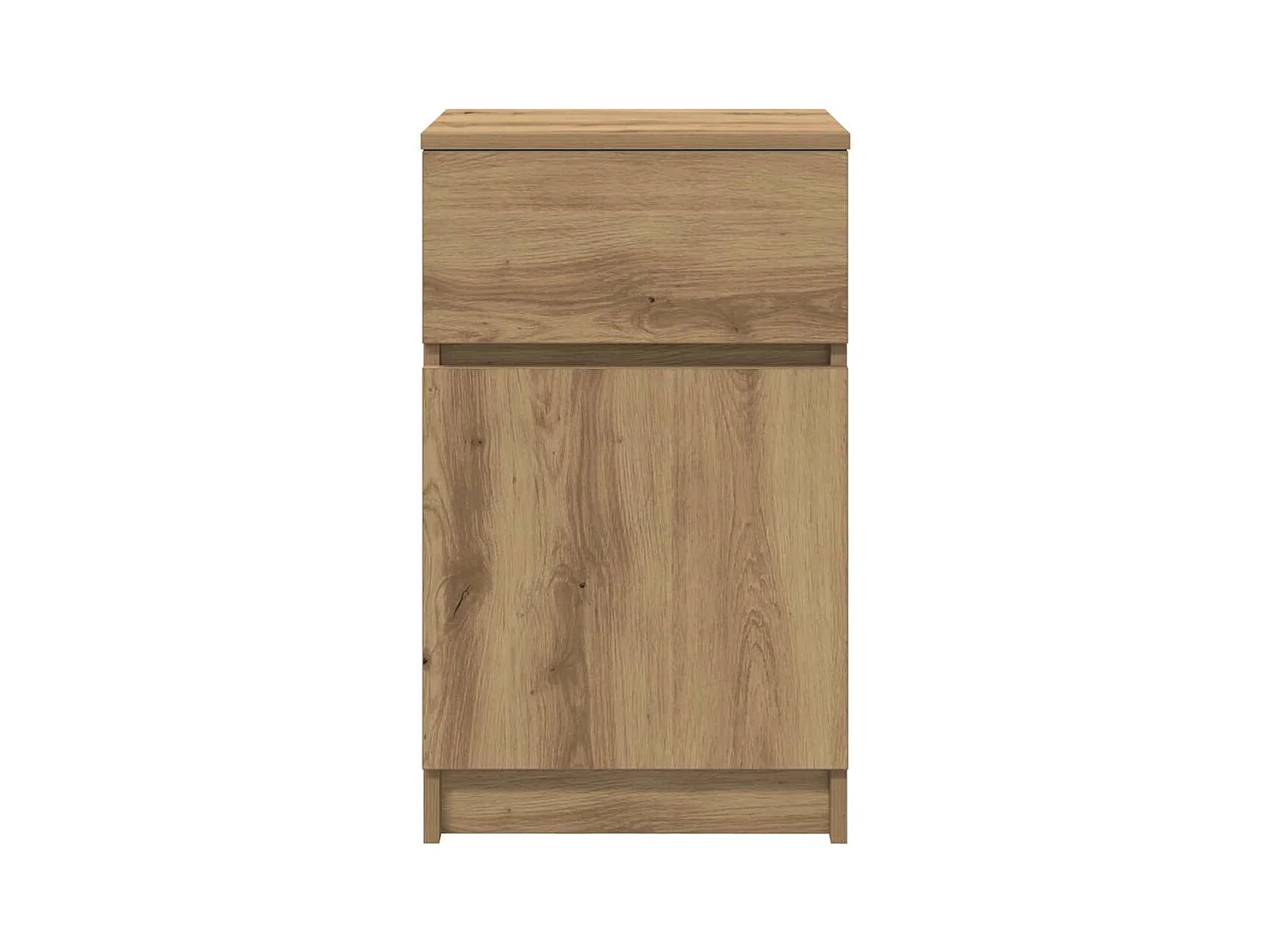 Mesita de noche | Mesilla de noche madera de ingeniería roble artisian 39x35x65 cm