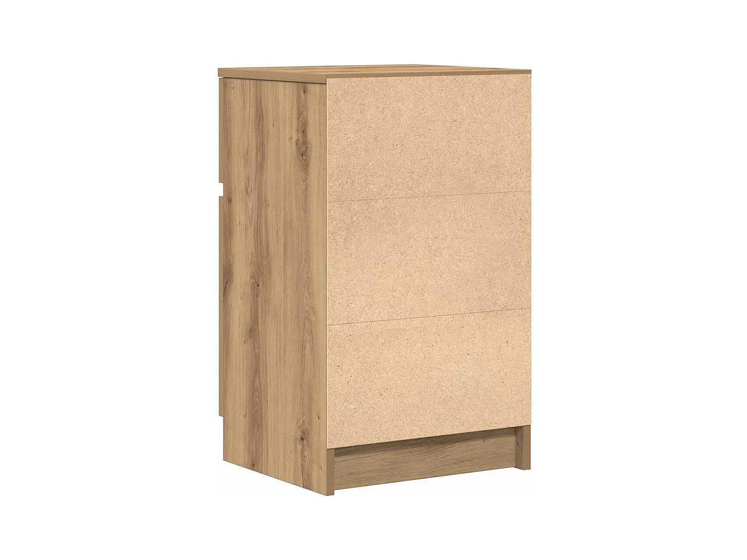 Mesita de noche | Mesilla de noche madera de ingeniería roble artisian 39x35x65 cm