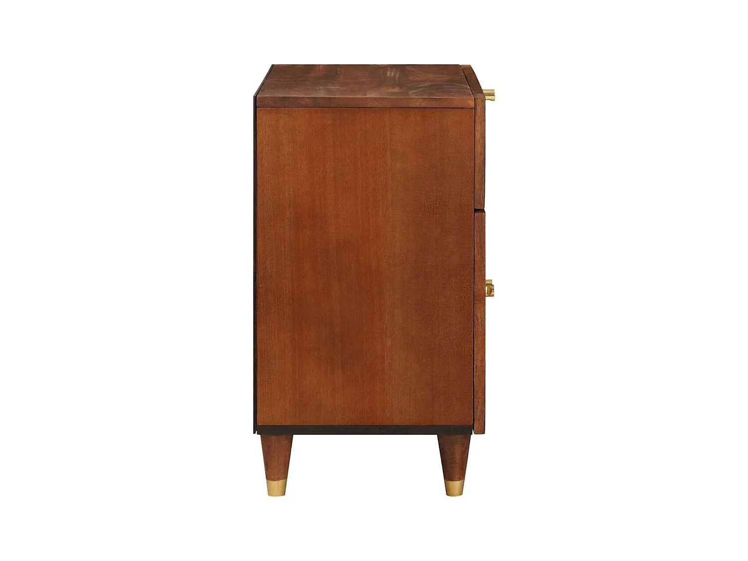 Mesas de noche | Mesa auxiliar | Mesita de noche con cajón Marrón 50x33x60 cm