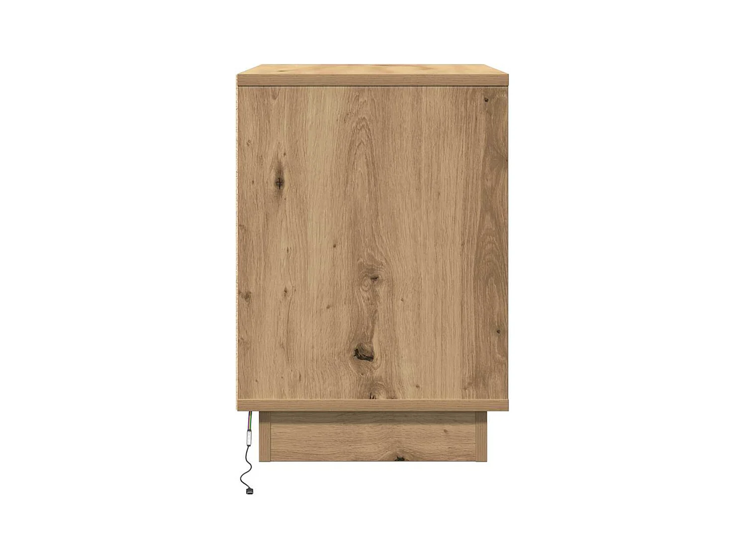 Mesita de Noche | Armario de Noche con cajón con Roble artisan 50x34.5x50 cm