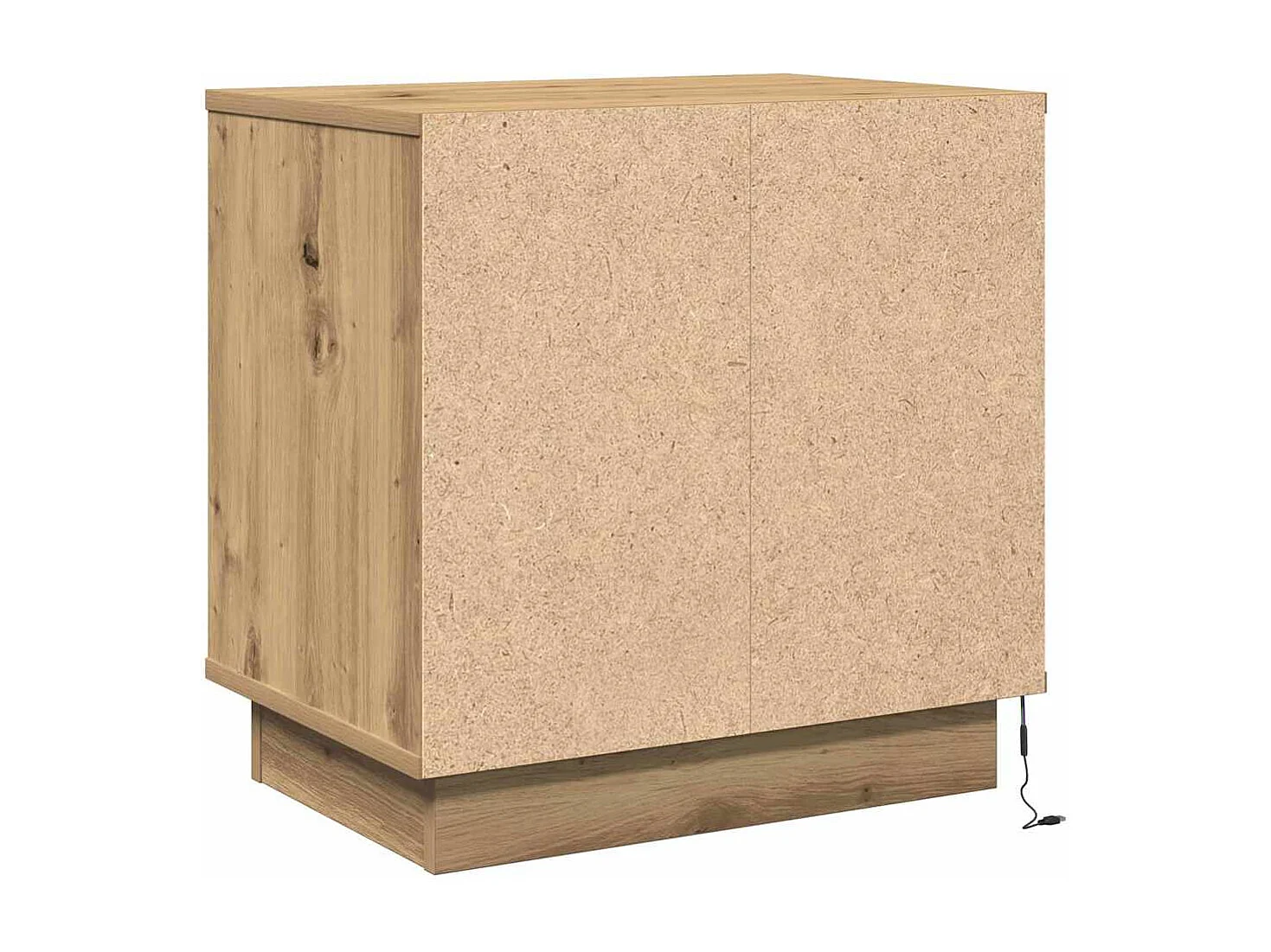 Nachttisch-Beistelltisch Artisan-Eiche 50 x 34,5 x 50 cm Holzwerkstoff SHL57971