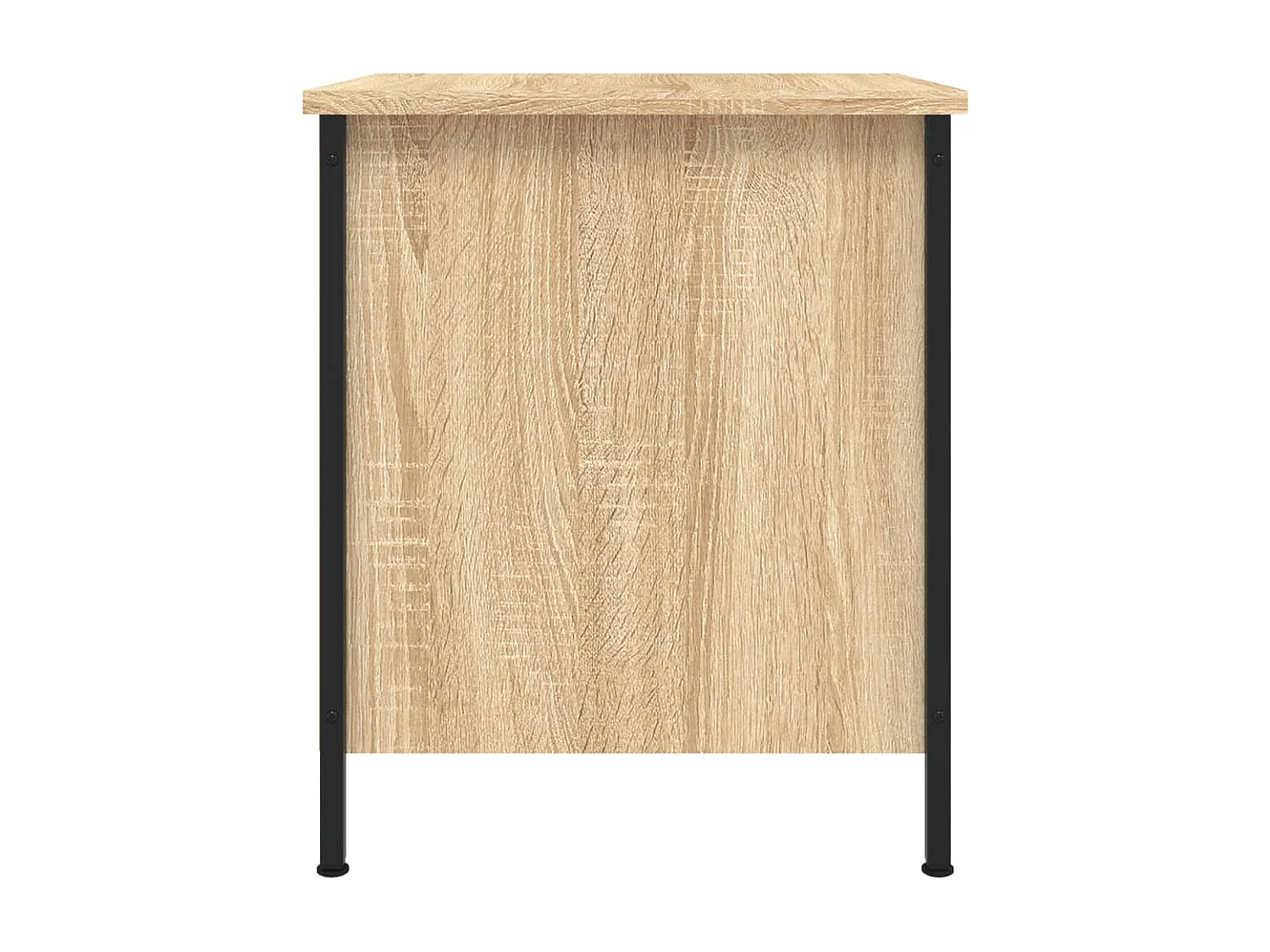 Tables de chevet lot de 2 avec rangement chêne sonoma 40x42x50 cm bois ingénierie