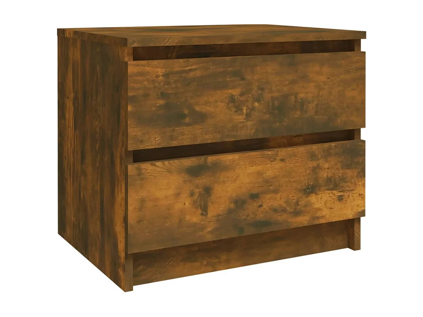 Nachttisch-Beistelltisch Räuchereiche 50x39x43,5 cm Holzwerkstoff SHL87291