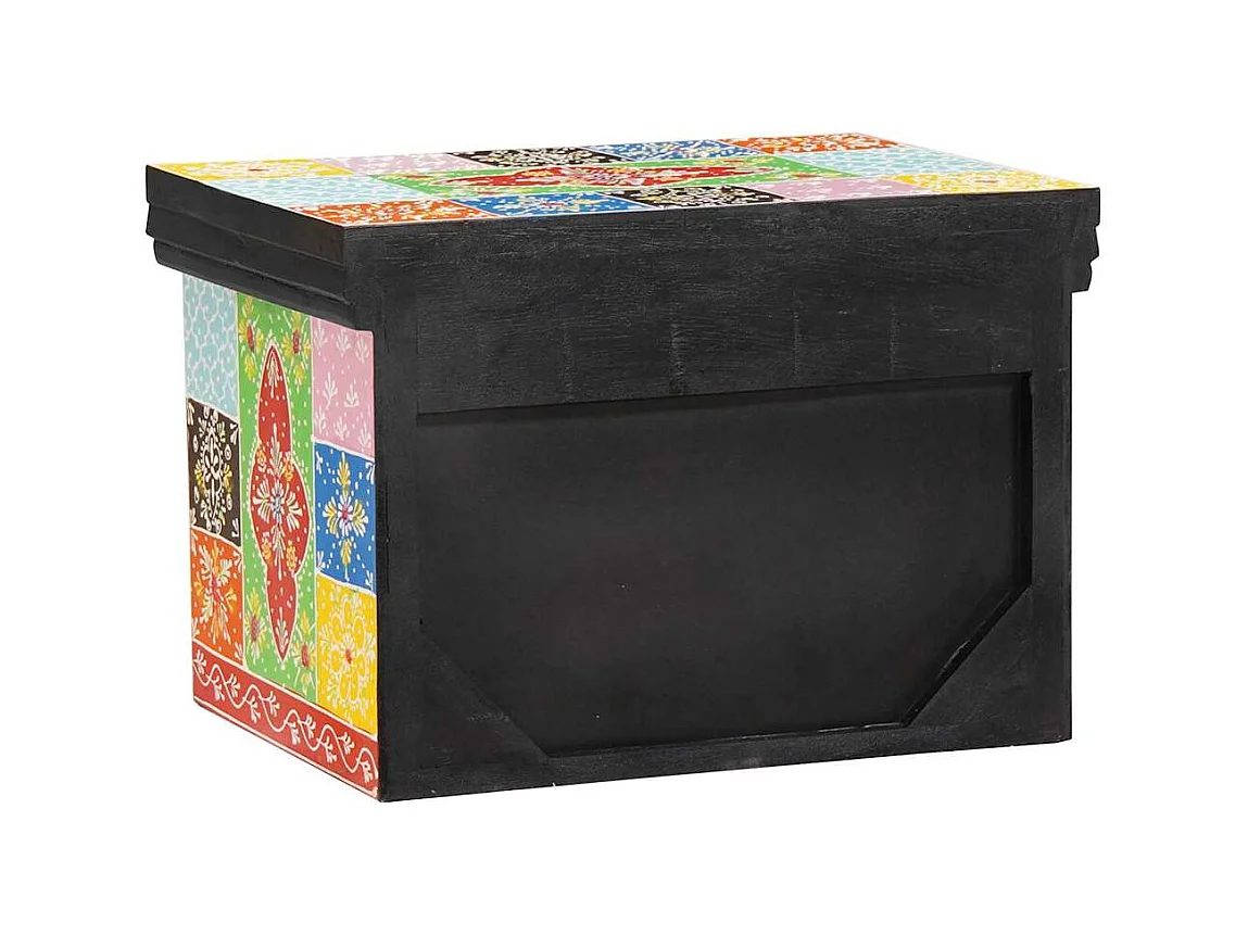 Mesita de Noche | Armario de Noche 2 uds con cajón Multicolor 40x30x28 cm