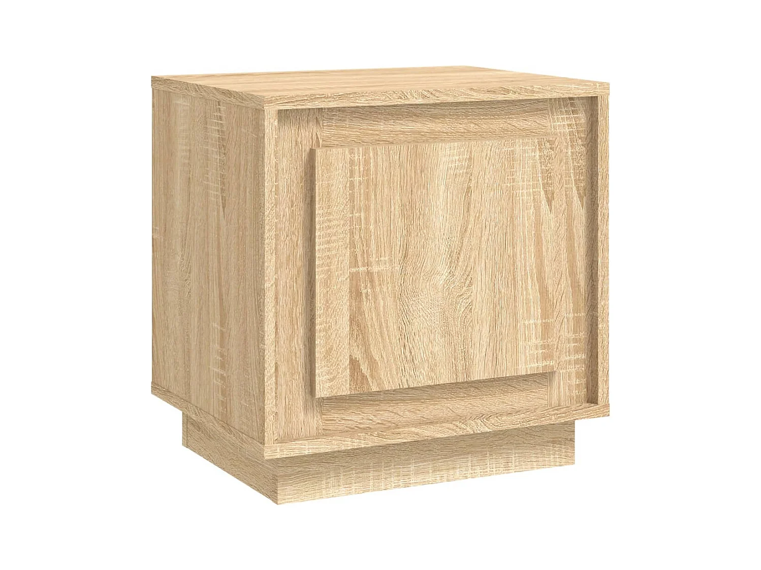 Mesita de noche | Mesilla de noche madera contrachapada roble sonoma 44x35x45 cm