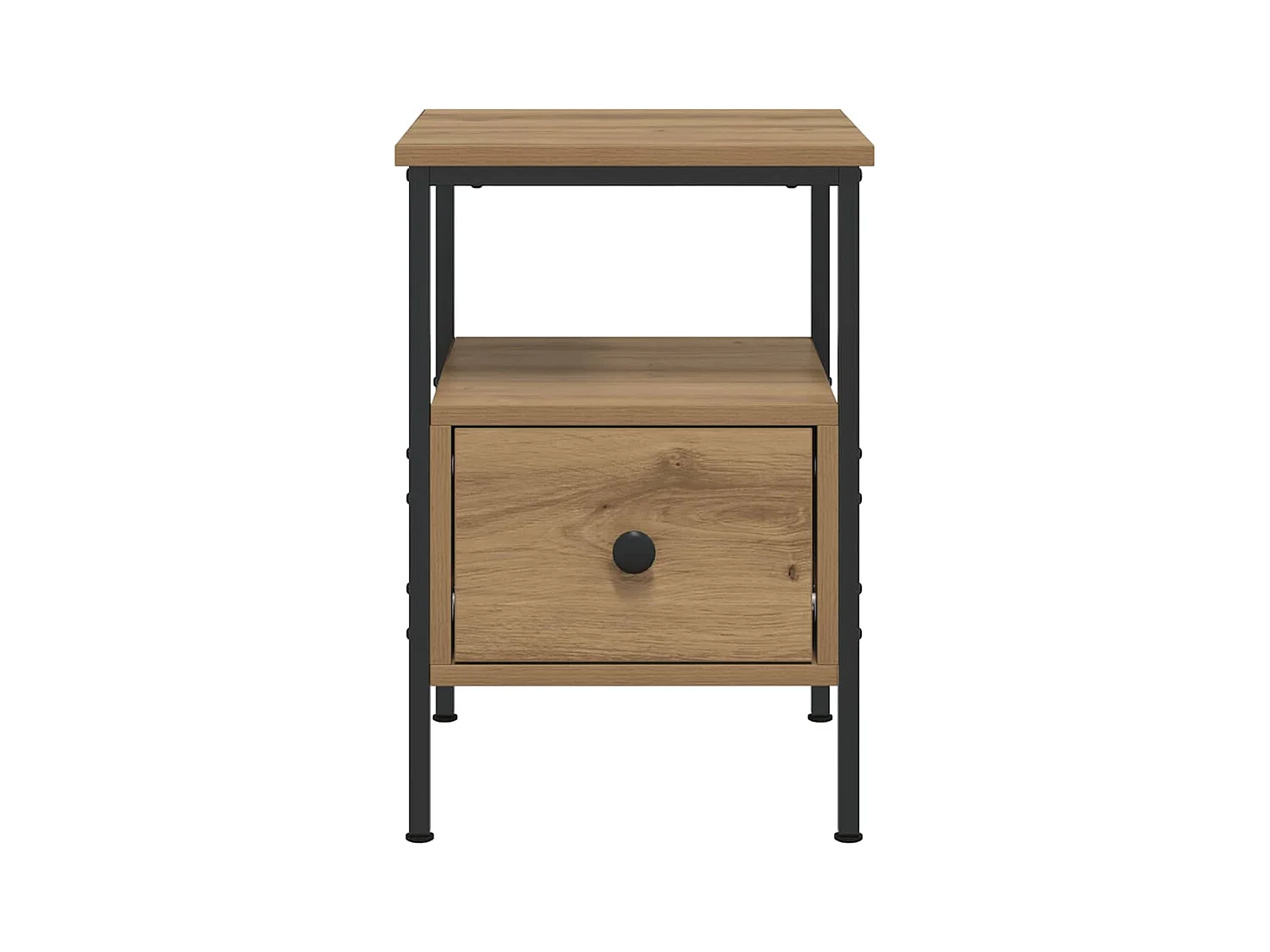 Mesita de noche | Mesilla de noche madera de ingeniería roble artisan 34x36x50 cm
