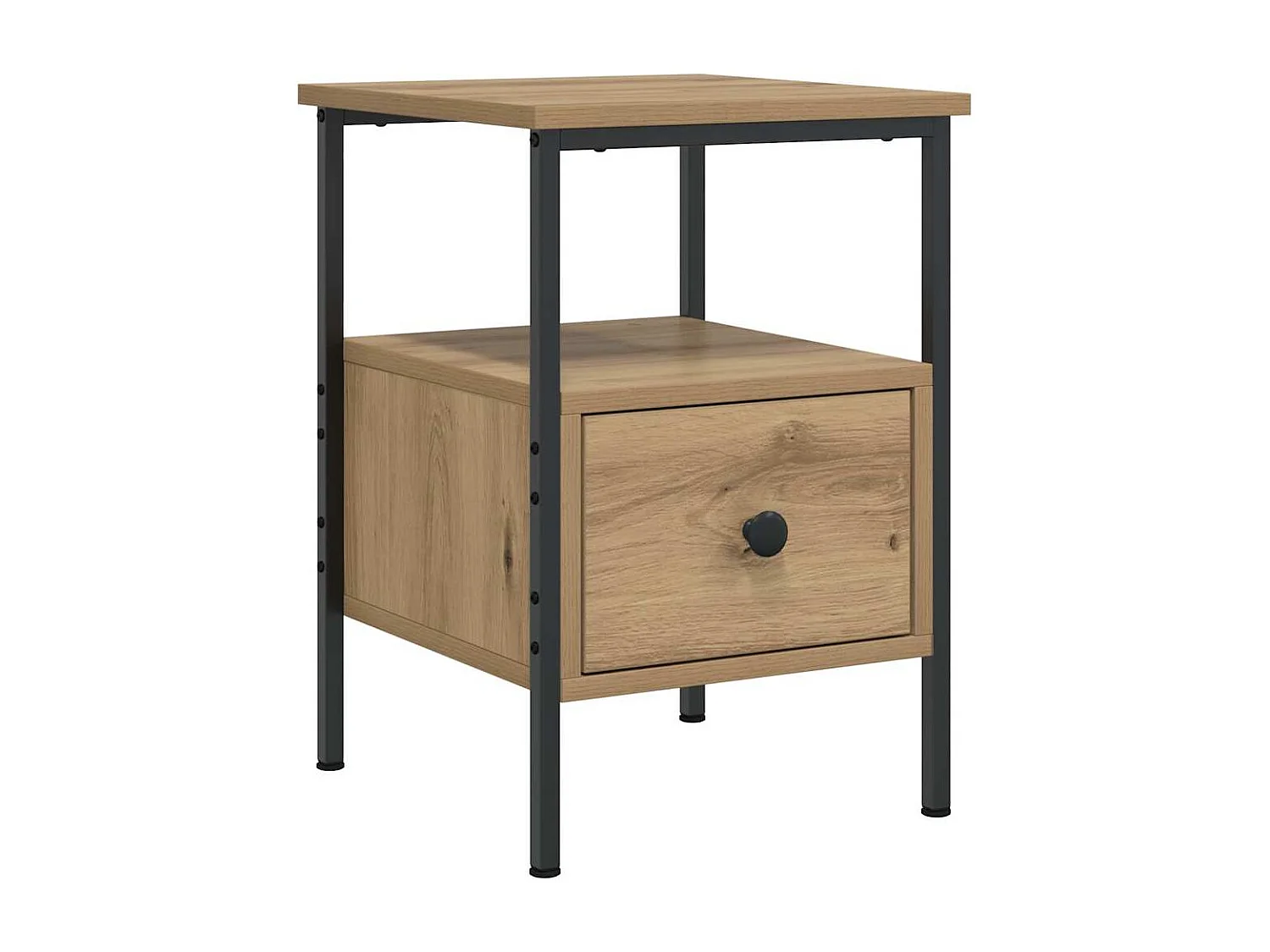 Nachttisch-Beistelltisch Artisan-Eiche 34x36x50 cm Holzwerkstoff SHL27821