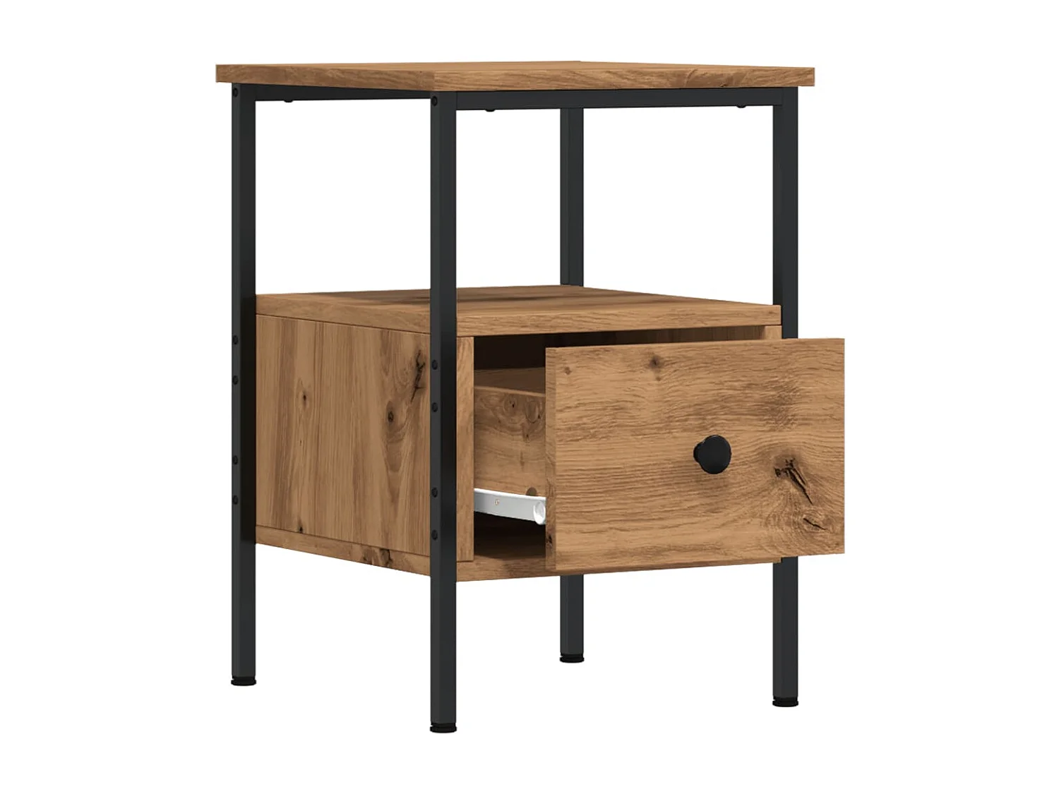 Nachttisch-Beistelltisch Artisan-Eiche 34x36x50 cm Holzwerkstoff SHL27821