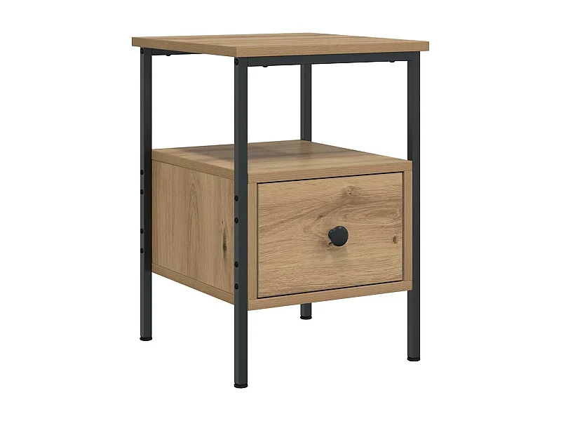 Nachttisch-Beistelltisch Artisan-Eiche 34x36x50 cm Holzwerkstoff SHL27821