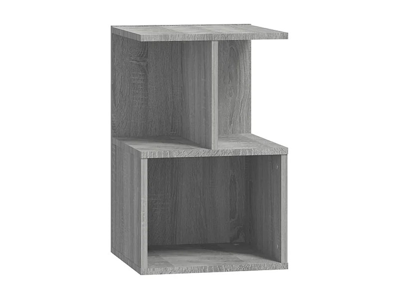 Nachttisch-Beistelltisch Grau Sonoma 35x35x55 cm Holzwerkstoff SHL62415