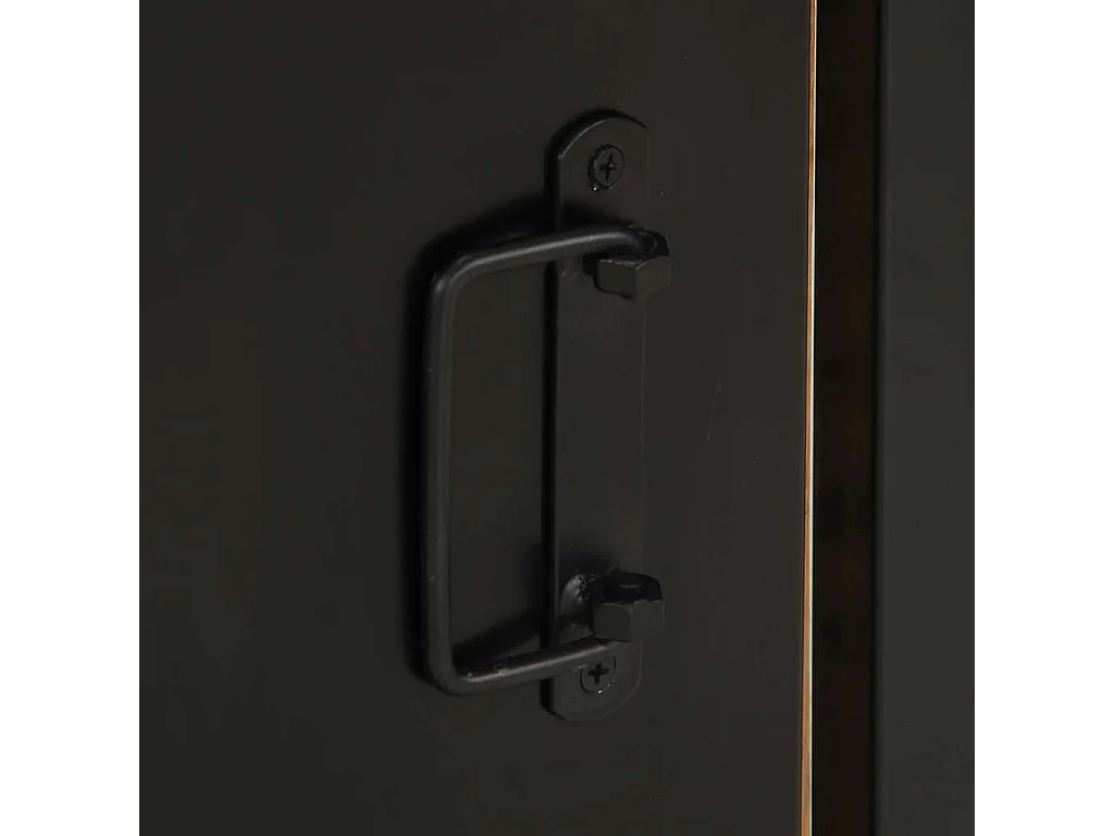 Nachttisch 2er Set-Beistelltisch-Nachttischkommode Raues Mangoholz SHL59006