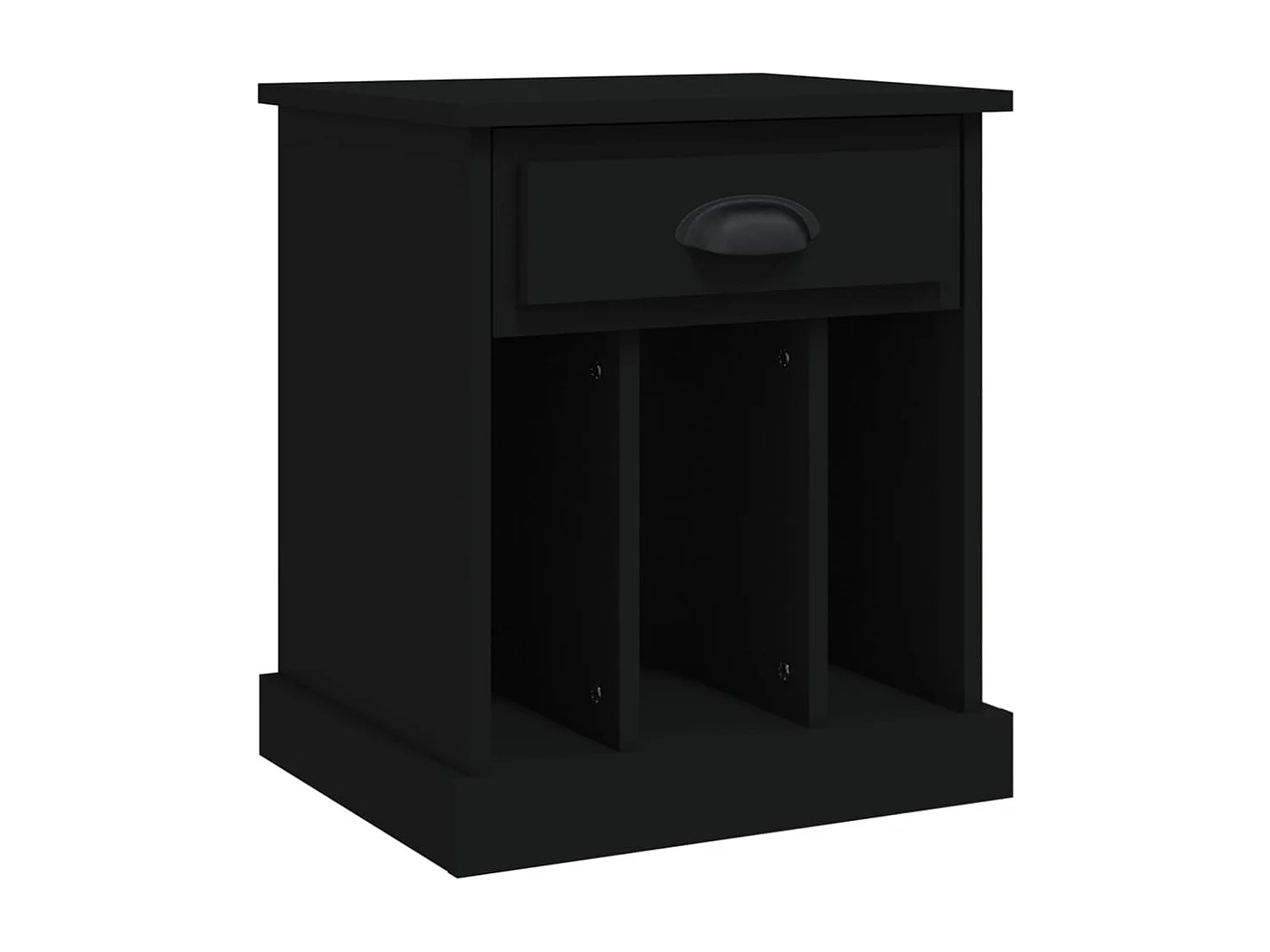 Nachttisch-Beistelltisch Schwarz 43x36x50 cm SHL18304