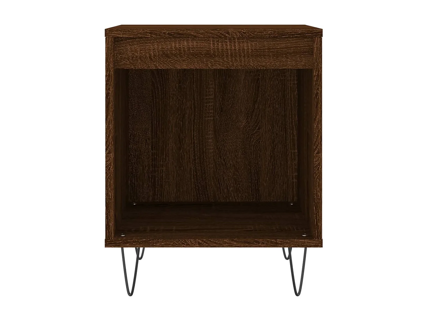 Table de chevet-Table d'appoint-Table de nuit chêne marron 40x35x50 cm bois d’ingénierie