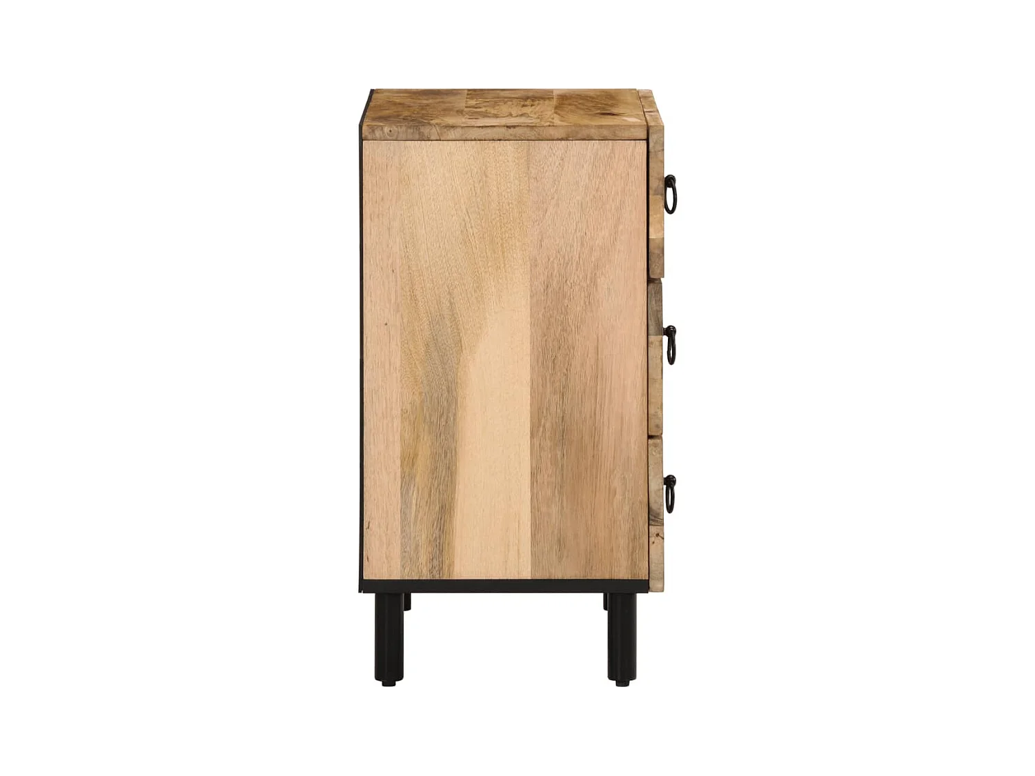 Table de chevet-Table d'appoint 50x33x60 cm bois de manguier massif