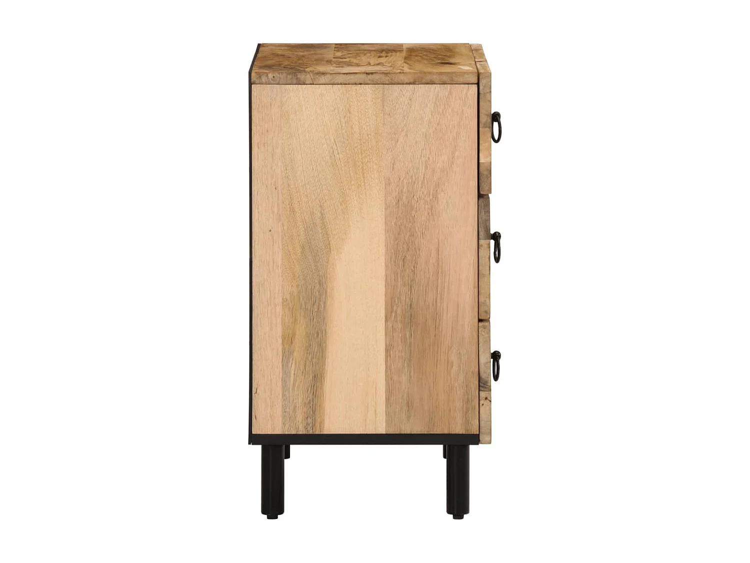 Nachttisch-Beistelltisch 50x33x60 cm Massivholz Mango SHL37160