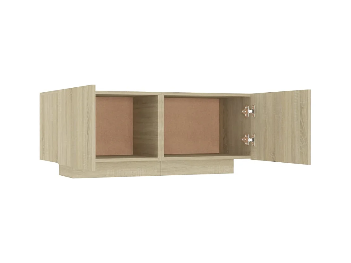 Mesita de noche | Mesilla de noche madera de ingeniería roble Sonoma 100x35x40 cm