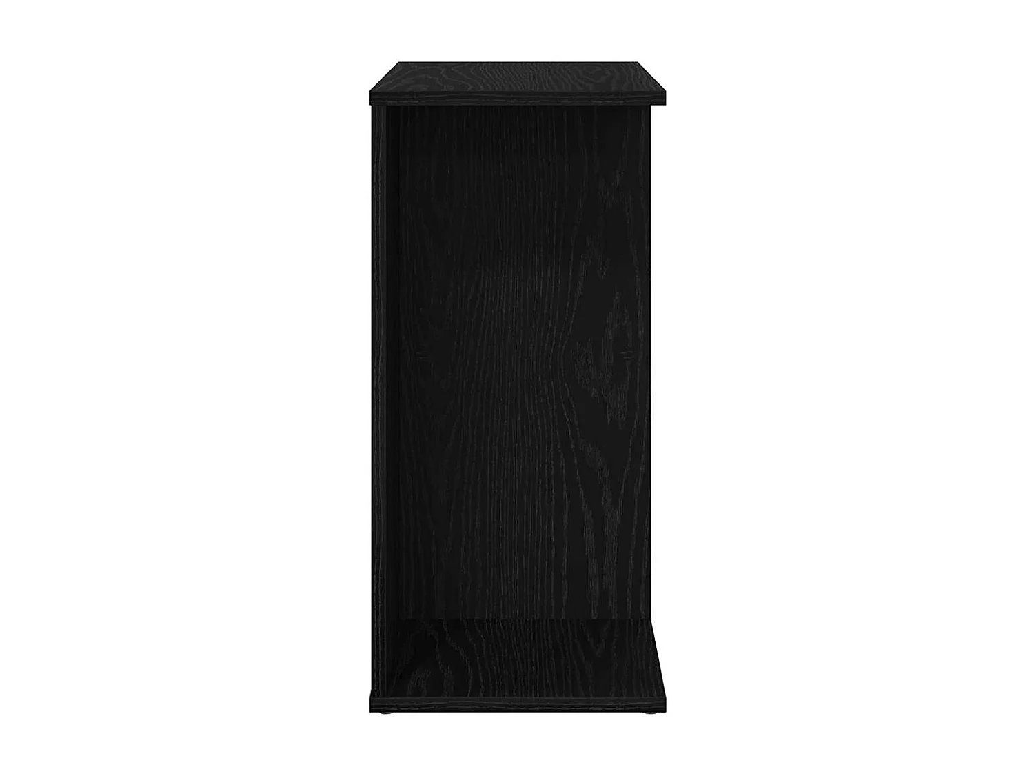 Mesita de noche | Mesilla de noche madera de ingeniería negro roble 46,5x29x61 cm