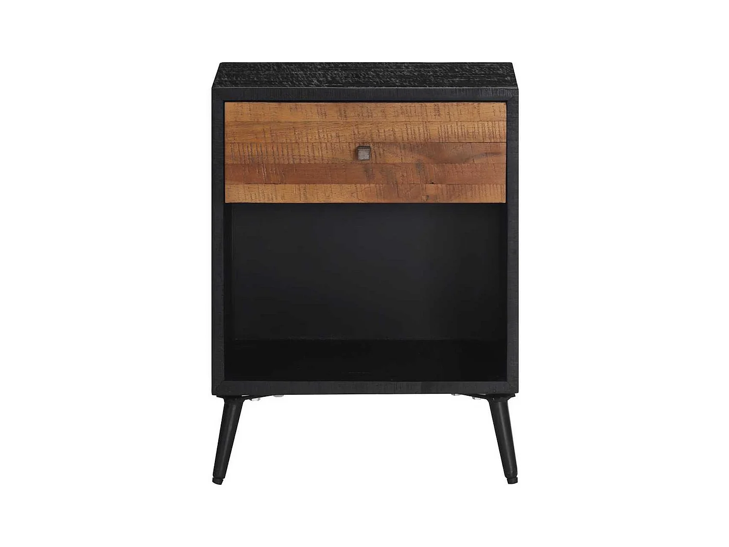 Mesita de noche | Mesilla de noche madera maciza de teca 40x30x50 cm