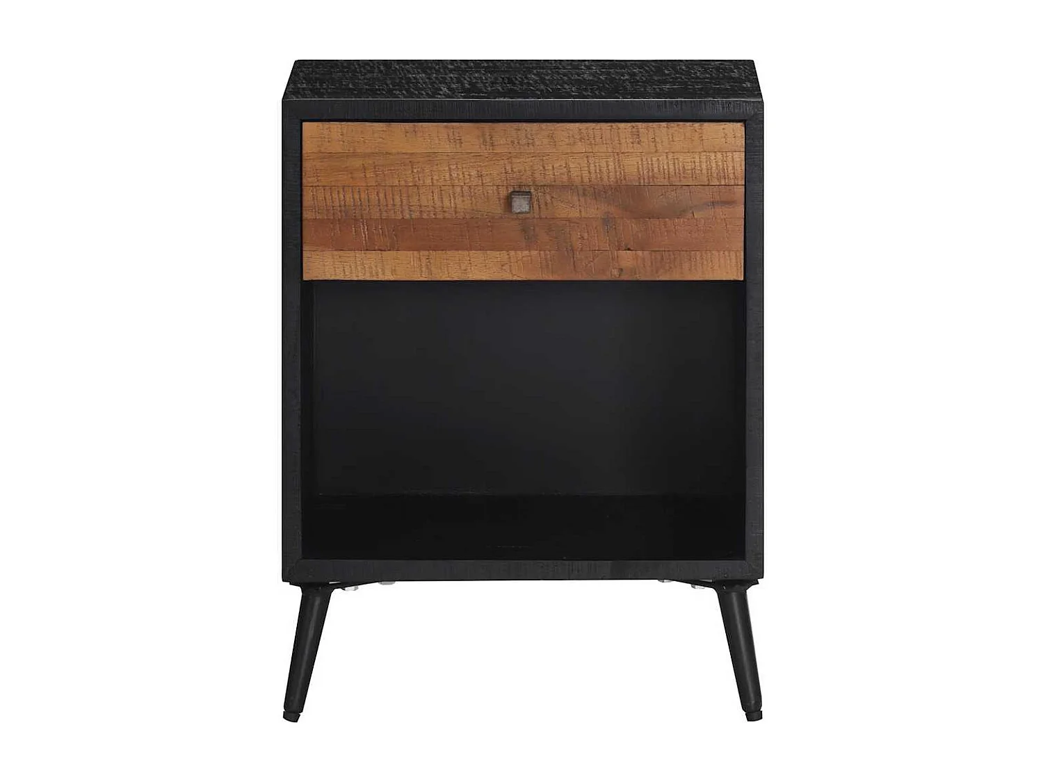 Nachttisch-Beistelltisch 40x30x50 cm Massivholz Teak SHL48666