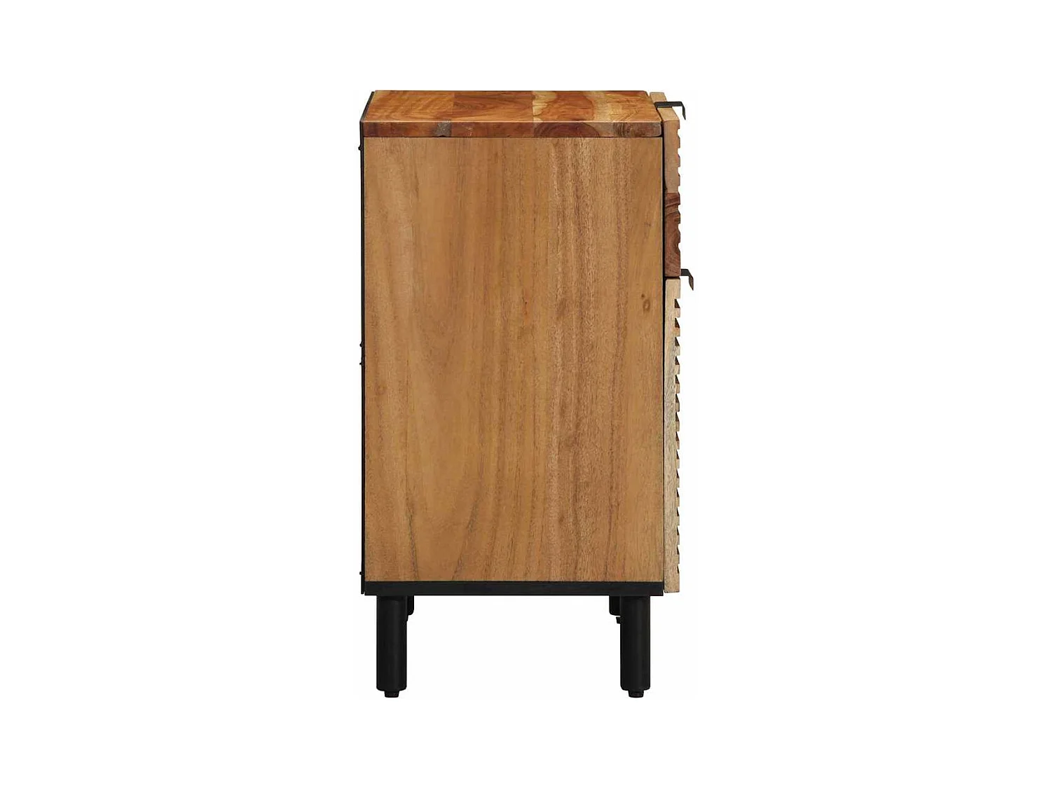 Mesita de Noche | Armario de Noche Marrón 50x33x60 cm madera maciza de acacia